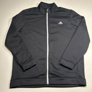Adidas Black Golf Full Zip Fleece Jacket Men’s 2XL